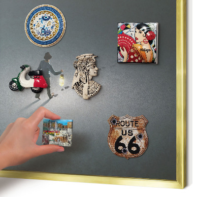 Magneticka tabula na stenu zlatá rama Nočná túra