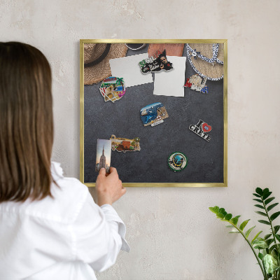 Magneticka tabula na stenu zlatá rama Sviatočná atmosféra