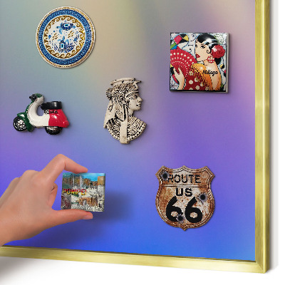 Magneticka tabula na stenu zlatá rama Jemný prechod