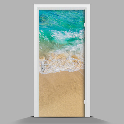 Nálepka na dvere Na pláži