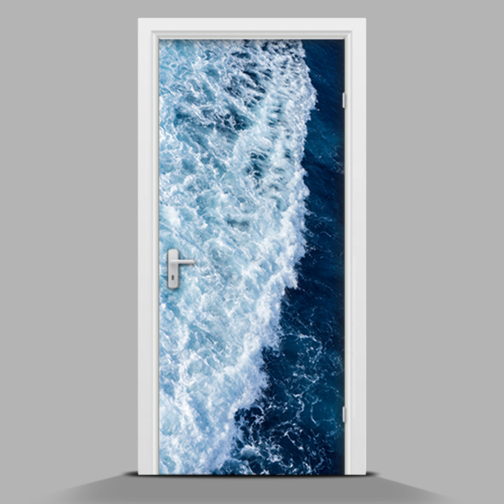 Nálepka na dvere Morská vlna