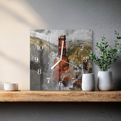 Štvorcové hodiny Pivo