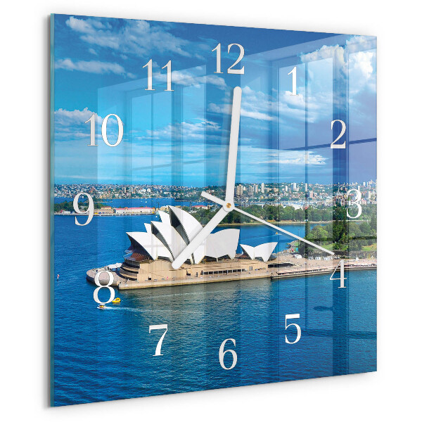 Štvorcové hodiny Opera v Sydney
