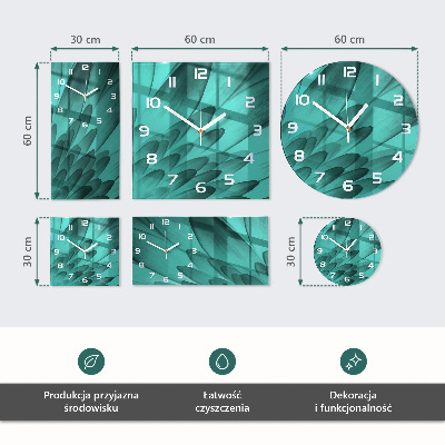 Štvorcové hodiny Horizontálny most