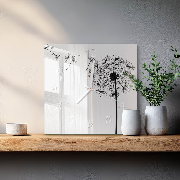 Štvorcové hodiny Púpava