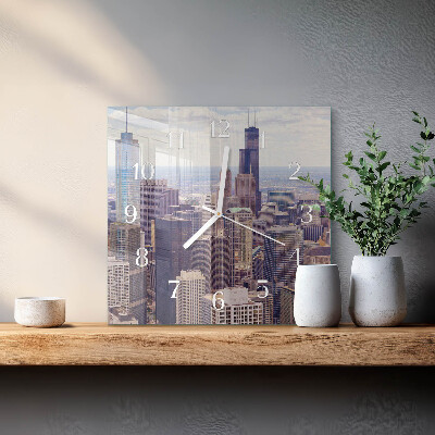 Štvorcové hodiny Horizont