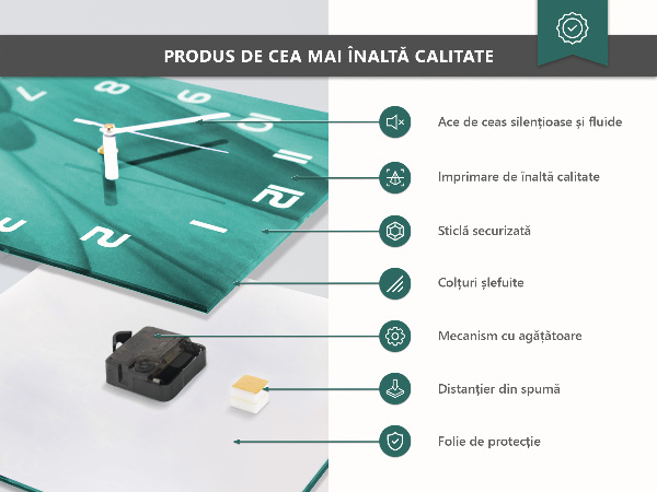 Štvorcové hodiny Vínny sud