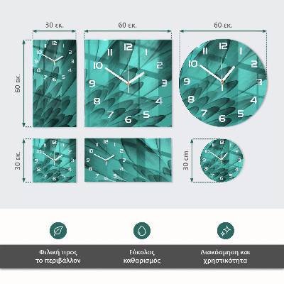 Štvorcové hodiny Horizont