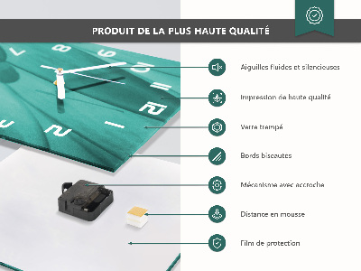 Štvorcové hodiny Horizont