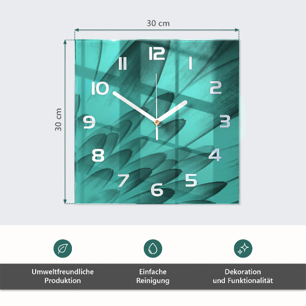 Štvorcové hodiny Púpava