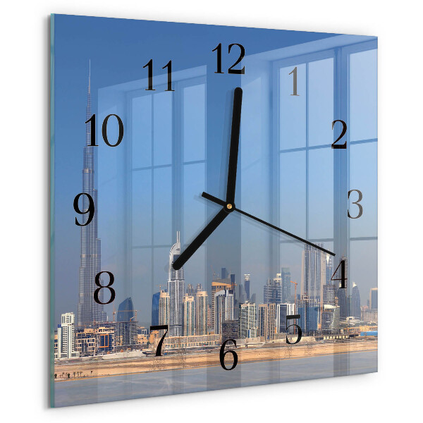 Štvorcové hodiny Dubajský horizont