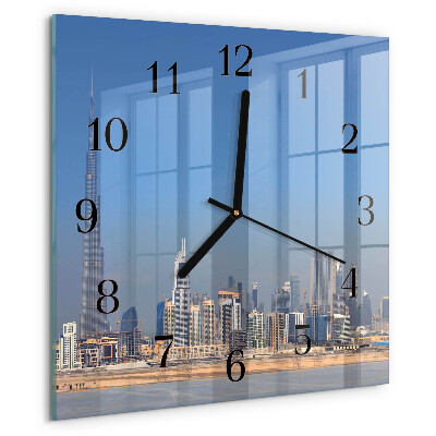 Štvorcové hodiny Dubajský horizont