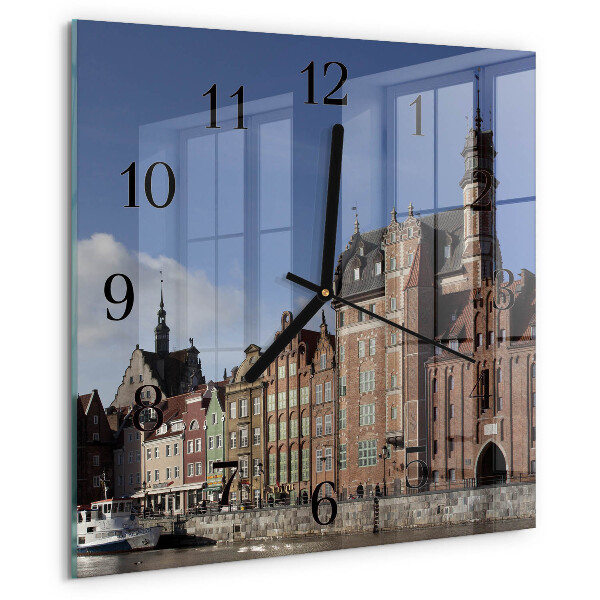 Štvorcové hodiny Gdansk