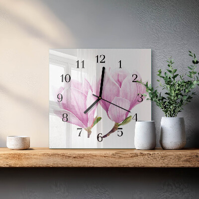 Štvorcové hodiny Magnólia