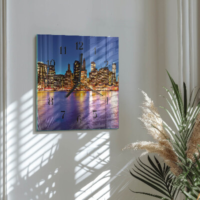 Štvorcové hodiny Horizont