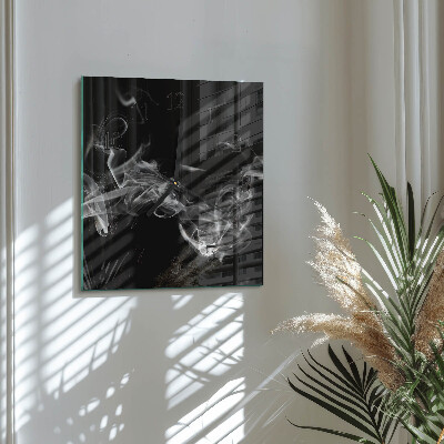 Štvorcové hodiny Dym