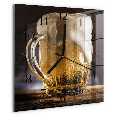 Štvorcové hodiny Pivo