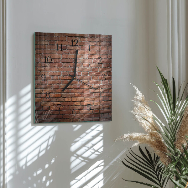 Štvorcové hodiny Tehla