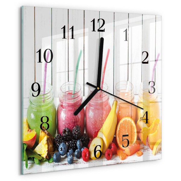 Štvorcové hodiny Smoothie