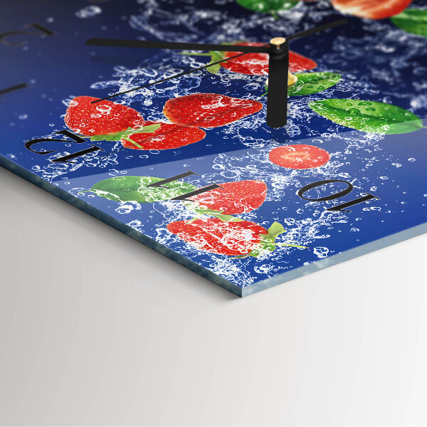 Štvorcové hodiny Jahody