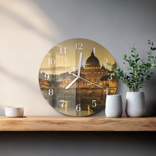 Okrúhle sklenené hodiny Bazilika