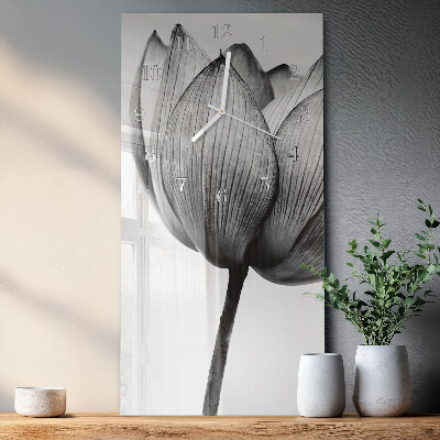 Vertikálne hodiny Tulipán