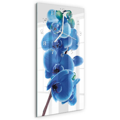 Vertikálne hodiny Orchidea