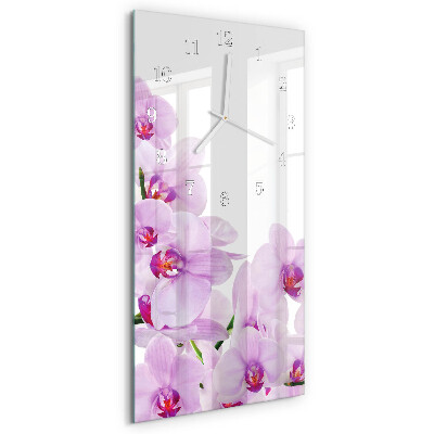 Vertikálne hodiny Orchidey