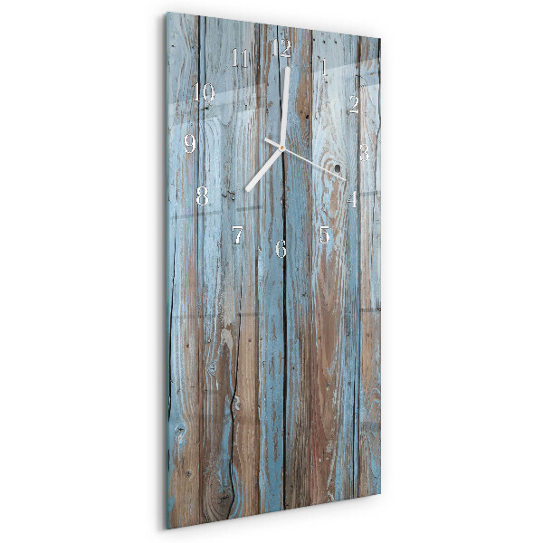 Vertikálne hodiny Drevo