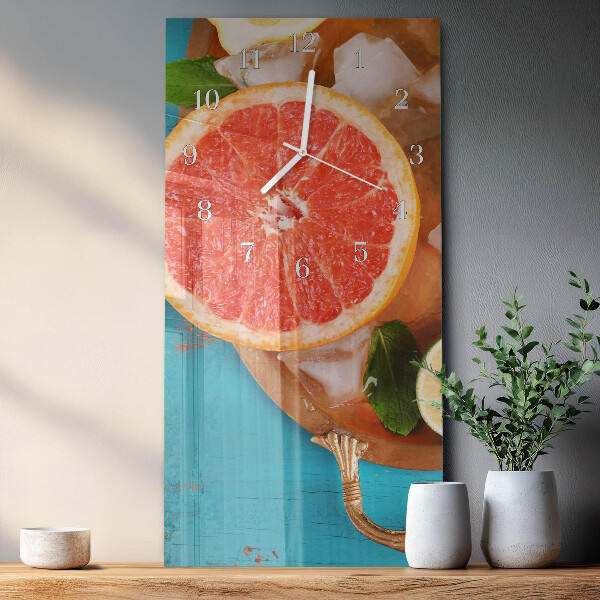 Vertikálne hodiny Grapefruit