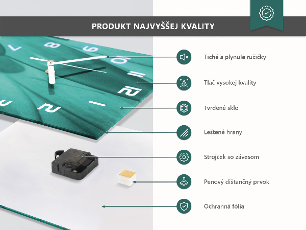 Vertikálne hodiny Vzor