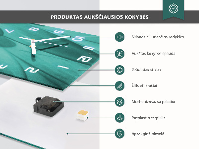 Vertikálne hodiny Slinok