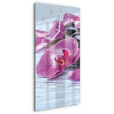 Vertikálne hodiny Nápad na orchidey