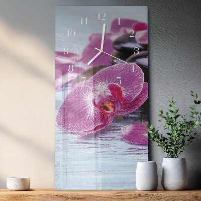 Vertikálne hodiny Nápad na orchidey