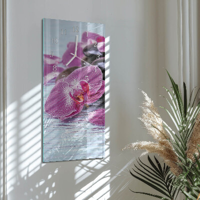 Vertikálne hodiny Nápad na orchidey