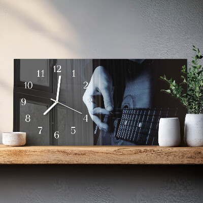 Horizontálne hodiny Gitarista