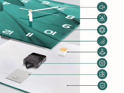Horizontálne hodiny Ovocné smoothie