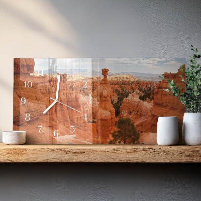 Horizontálne hodiny Bryce Canyon