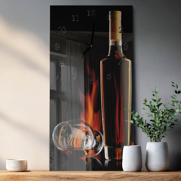Obdĺžnikové hodiny Alkohol