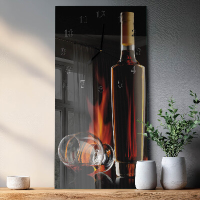 Obdĺžnikové hodiny Alkohol