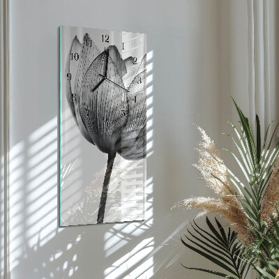 Obdĺžnikové hodiny Tulipán
