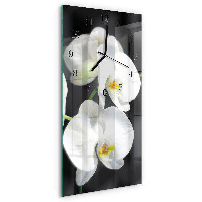 Obdĺžnikové hodiny Orchidea