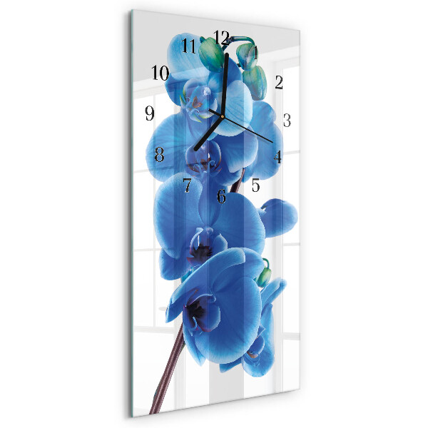 Obdĺžnikové hodiny Orchidea