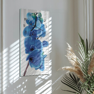 Obdĺžnikové hodiny Orchidea