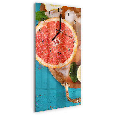 Obdĺžnikové hodiny Grapefruit
