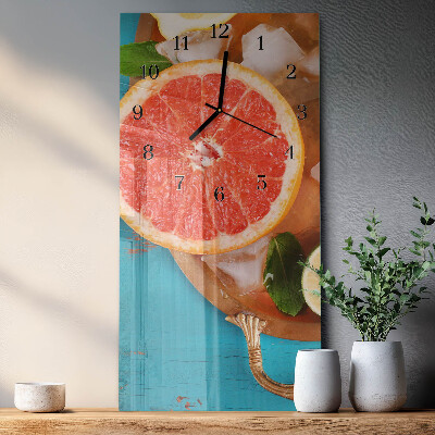 Obdĺžnikové hodiny Grapefruit