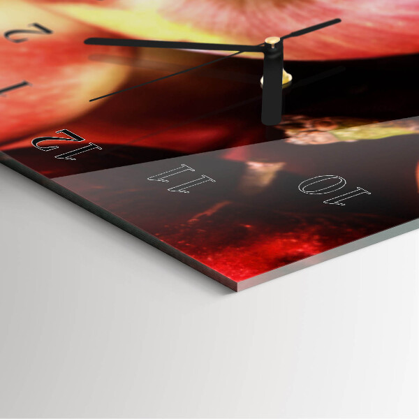 Obdĺžnikové hodiny Jablko