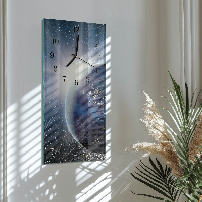 Obdĺžnikové hodiny Earth Wellall