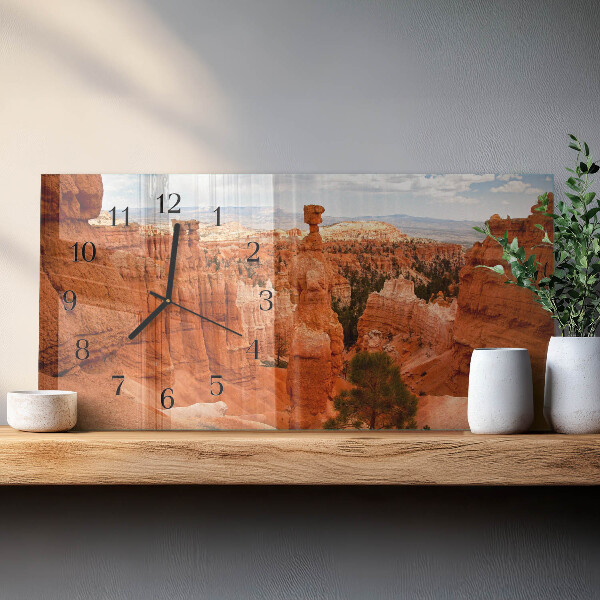Horizontálne hodiny Bryce Canyon