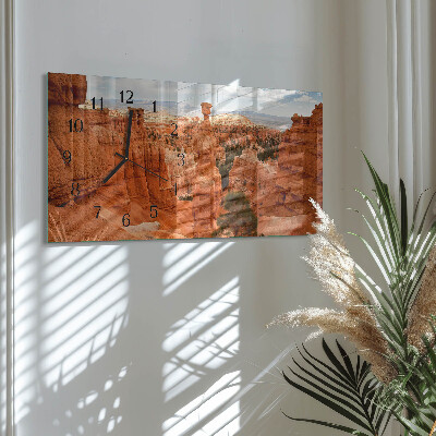 Horizontálne hodiny Bryce Canyon